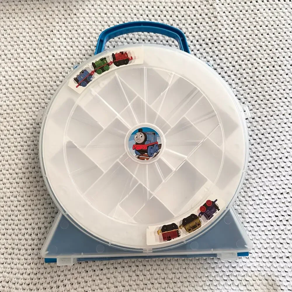 Thomas & Friends Set 2 MINIS Train Collector's Playwheel Carrying Case 16 Slots